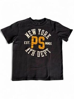 P.S. from Aeropostale Kids Black NY Graphic Tee Size 10